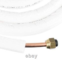 Flared Copper Coil Tube 1/4 + 1/2 insulated / 1 8m / Air Conditioning R32