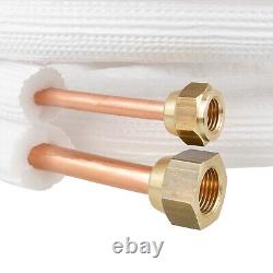 Flared Copper Coil Tube 1/4 + 1/2 insulated / 1 8m / Air Conditioning R32