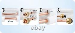 Flared Copper Coil Tube 1/4 + 3/8 insulated / 1 8m / Air Conditioning R32