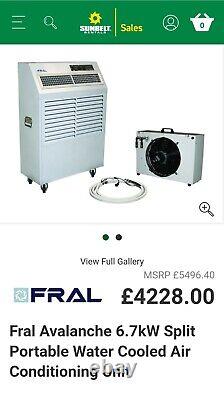 Fral Avalanche 6.7kW Split Portable Water Cooled Air Conditioning Unit
