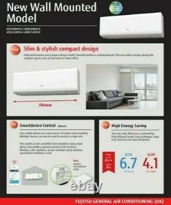 Fujitsu 2.5kw Air Conditioning System ASYG09KPCA / AOYG09KPCA Heat & Cooling