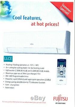 Fujitsu 3.5KW AOYG12-LLCE Wall mount Air Conditioning System