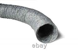 Glasflex grey flexible ducting PVC extractor fan elephants trunk tube pipe HVAC