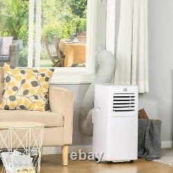 HOMCOM 7000 BTU Air Conditioning Unit, 3-in-1 Portable Air Conditioner White