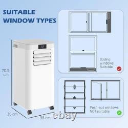 HOMCOM 8000 BTU Portable Air Conditioning Dehumidifier Fan 823-013v70 RRP £289