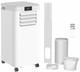 HOMCOM Air Conditioning Unit 4-in-1 Portable Air Conditioner Dehumidifier White