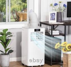 HOMCOM Air Conditioning Unit 4-in-1 Portable Air Conditioner Dehumidifier White