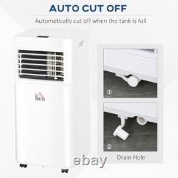 HOMCOM Portable Air Conditioner 7000 BTU, 4-in-1 Mobile Air Conditioning Unit