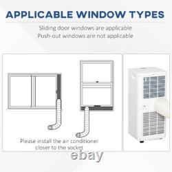 HOMCOM Portable Air Conditioner 9000 BTU, 4-in-1 Mobile Air Conditioning Unit