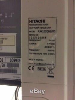 Hitachi RAK-250QHQ AIR CONDITION UNITS X 2 (doesn't include heat pump)