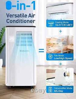 Homestix Portable Air Conditioning Unit 9000 BTU 4 in 1 Dehumidifier & Remote