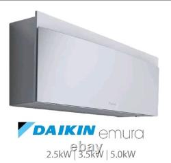 Installed Daikin Emura 2.5kW Single Split Air Conditioning Unit in White for Dom