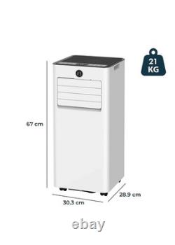 JSH 9000 BTU 3in1 Portable Air Conditioning Air Conditioner Fan Dehumidifier