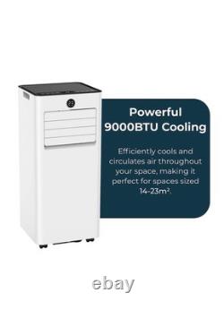JSH 9000 BTU 3in1 Portable Air Conditioning Air Conditioner Fan Dehumidifier