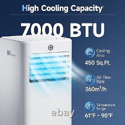 KGOGO 7,000 BTU Portable Air Conditioner 4-in-1 4 Conditioning Unit