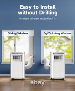 KOMORE Portable Air Conditioner 9000 BTU, 4-in-1 Air Conditioning Unit