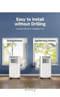 KOMORE Portable Air Conditioner 9000 BTU, 4-in-1 Air Conditioning Unit