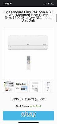 LG Air Conditioning- 3 x indoor units plus 1 x outdoor condenser 11.2kw