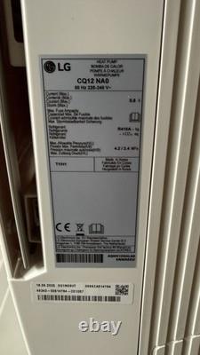 LG CQ12 NAO Floor Mounted Air Conditioning Unit White with Remote Control New