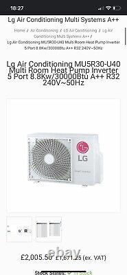 Lg air conditioning unit MU5R30-U42