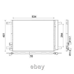 Mahle Air Con Condenser AC 772 000S Quality Air Conditioning Part