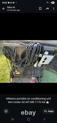 Milatery portable air conditioning unit tent cooler Dantherm AC-M7 MKII tent