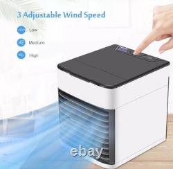 Mini Air Cooler Fan Portable Low Noise Water-Cooled Air Conditioning Unit UK