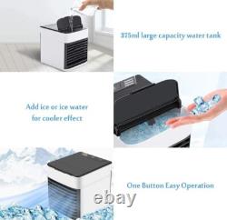 Mini Air Cooler Fan Portable Low Noise Water-Cooled Air Conditioning Unit UK