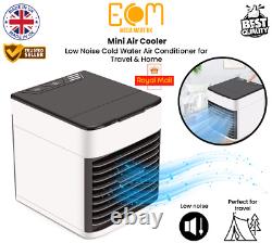 Mini Air Cooler Fan Portable Low Noise Water-Cooled Air Conditioning Unit UK