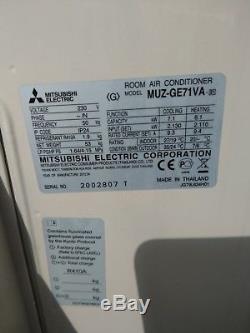 Mitsubishi Air Conditioning Electric MUZ-GE71VA (E1) Heat Pump Condensing Unit