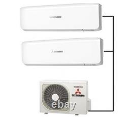 Mitsubishi Air Conditioning. One outdoor unit with up to five indoor units