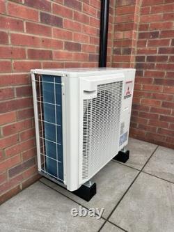 Mitsubishi Air Conditioning. One outdoor unit with up to five indoor units