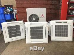 Mitsubishi Heavy Ind 25Kw Triple Cassette Air Conditioning Heating / Cooling