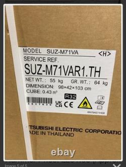 Mitsubishi SUZ-M71VA. Electric Air Condition inverter Mir. Slim RRP £1900