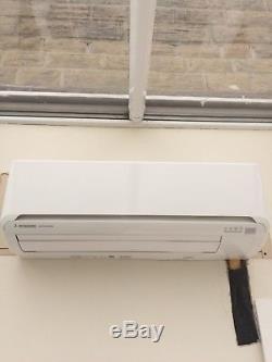Mitsubishi split air conditioning indoor and outdoor units. 13 months old