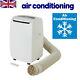 Mobile Air Conditioner Portable Air Conditioning Unit Remote Control Air Con LED