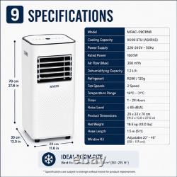 Mylek Portable Air Conditioner Conditioning Unit Mobile Dehumidifier 9000BTU
