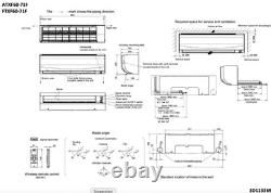 NEW Daikin Air Conditioning Split. FTXF-F/RXF42/1 Sensira Pair wifi 4.2k