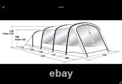Outwell Ansley 6a Air Tent Excellent Condition Collection Only