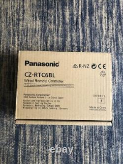 Panasonic Air Conditioning CZ-RTC6BL Wired Remote Control Controller Black NEW