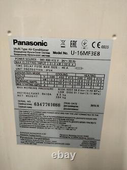Panasonic Air Conditioning ECO-i U-16MF3E8 Inverter Outdoor Unit R410a NEW
