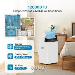 Portable Air Conditioner 12000 BTU, 4-in-1 Air Conditioning Unit UK