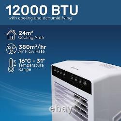 Portable Air Conditioner 12000BTU Conditioning Unit Remote Class A Dehumidifier