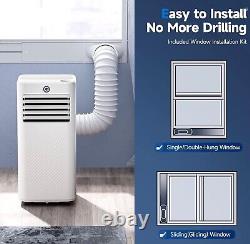 Portable Air Conditioner, 4-In-1 Air Conditioning Unit 7000 BTU, Dehumidifier