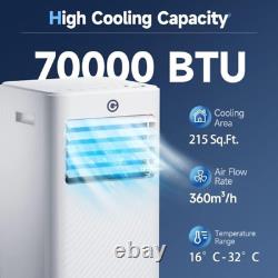 Portable Air Conditioner, 4-In-1 Conditioning Unit 7000 BTU, 7000BTU