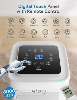 Portable Air Conditioner, 4-in-1 Air Conditioning Unit 8000BTU with Sleep Mode