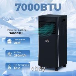 Portable Air Conditioner 7000 BTU, 4-in-1 Air Conditioning Unit, Fan 2 Speed USE