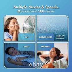 Portable Air Conditioner 7000 BTU, 4-in-1 Air Conditioning Unit, Fan 2 Speeds &