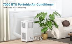 Portable Air Conditioner 7000 BTU Air Conditioning Unit Dehumidifier with Remote