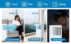 Portable Air Conditioner 7000 BTU Air Conditioning Unit Dehumidifier with Remote